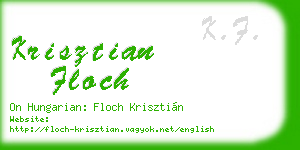 krisztian floch business card