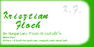 krisztian floch business card